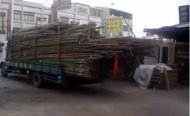 Разгрузка грузовика по китайски