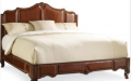 American Kaleidoscope Leather Bed - кровать с кожаным изголовьем