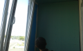 Выравнивание стен балкона гипсокартоном