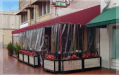 Прозрачные ПВХ шторы для летних кафе