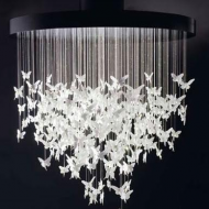 300 фарфоровых бабочек английского дизайнера Bodo Sperlein