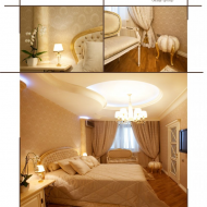Спальня в класиическом стиле. Квартира в г. Алматы. Реальный проект. 