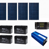 В комплекте: Солнечные панели 265 Вт 4 шт; Аккумуляторная батарея 120 ампер/часов 4 шт; Контроллер 30 Ампер 1 шт. Инвертор 1000Вт (модифицированный синус) с зарядным устройством 10Ампер и UPS.
Данный комплект идеально подходит для использования на даче  Солнечная батарея 1кВт  Anytek  250000  Доставка платная    комплект  Солнечная  Альтернативные источники энергии: солнечные батареи, ветрогенераторы Kuat ТОО