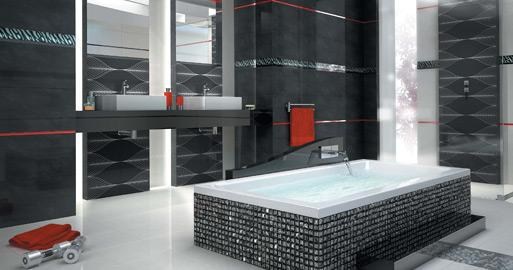 Плитка и мозаика в отделке ванной комнаты: hanabi_hiroe_aranzacja_main