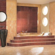 Плитка и мозаика в интерьере ванной комнаты: estepona_beige_aranz_1