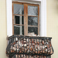 На новый балкон)