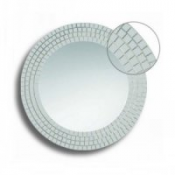 Форма - круг с зеркальной мозаикой  Зеркало  Китай  11000  Свыше 10000 тенге  шт.  Хром  Зеркало в ванную 0000 ИП