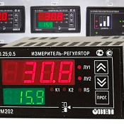 Применяется для измерения, регистрации или регулирования температуры теплоносителей и различных сред в холодильной технике, сушильных шкафах, печах различного назначения, пастеризаторах и другом технологическом оборудовании и т.д.  16000  шт  Россия  от 10000 до 20000 тенге  ОВЕН ТРМ202 измеритель-регулятор двухканальный  с интерфейсом RS-485 ОВЕН ТРМ202 измеритель-регулятор двухканальный  с интерфейсом RS-485  Измерительные инструменты и приборы vikonttan