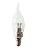 Лучшее  5Вт, Е14, 3000К  Светодиодная лампа ТМ Etalin Е14 5Вт 3000К свеча на ветру  Etalin Lighting Group  1800  шт.  Art Light Ltd ТОО