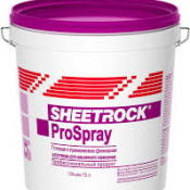 ProSpray SHEETROCK® – готовая к применению пастообразная полимерная шпатлевка для внутренней отделки. Благодаря особой формуле и удобной таре идеально подходит для механизированного нанесения.  15л/25кг  Sheetrock ProSpray  8500  Самовывоз  500  тенге  Danogips  Paints partner ТОО