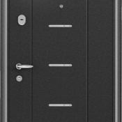 SUPER OMEGA 7  Утепленная входная дверь. наружное полимерное покрытие - черный шелк, внутренняя панель - МДФ (венге). 2 замка, ночная задвижка, 2 контура уплотнения, один из которых магнитный, порог из нержавеющей стали. Современный дизайн с декоративными вставками.  860*2050 мм  122700  Доставка платная    шт.  TOREX, Россия  Сталлинг ИП
