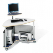 Угловой компьютерный стол  Компьютерный стол, мобильный, серо-синий  Металлический каркас  Казахстан  32740  Доставка входит в стоимость товара  договорная  шт.  \