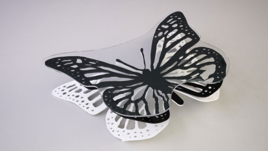 Журнальный столик в виде бабочки дизайнера Svilen Gamolov