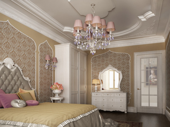 Дизайн спальни с арабским мотивом