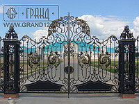 Кованные ворота и решетки в Астане