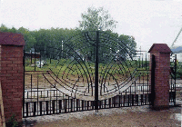 Кованные решетки и ворота в Астане
